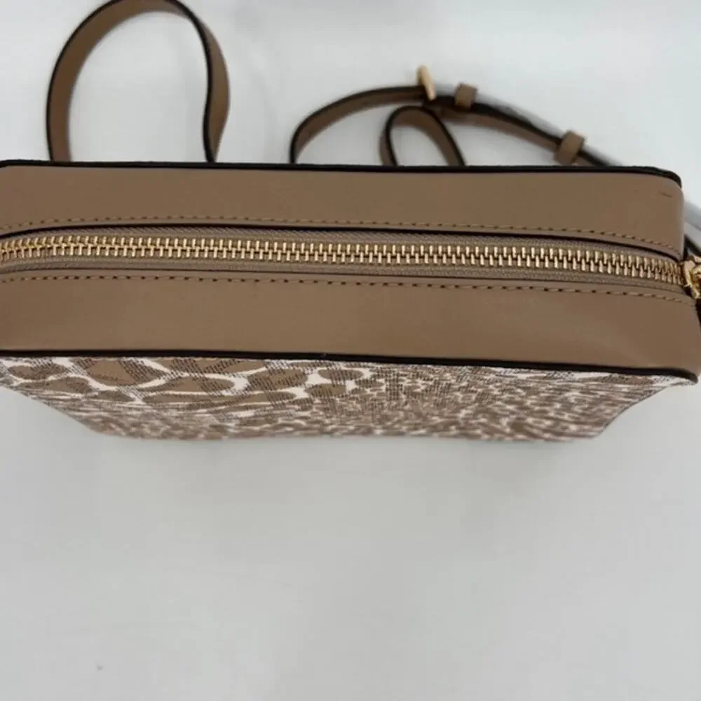 Michael Kors Camel Multi Jet Set Camera Crossbody NWT
